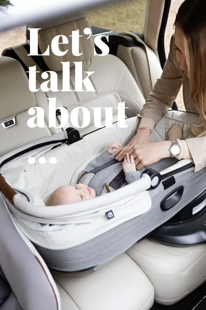 sicherheit-im-auto-kindersitze-joie-lets-talk-about-it-frau-kindersitz-baby-auto
