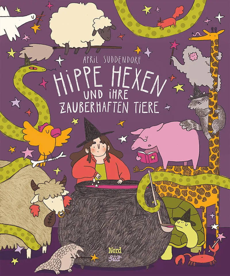 hippe-hexen-giraffe-schlage-vogel-hexe-schwein-schildkroete-guerteltier-schaf-besen