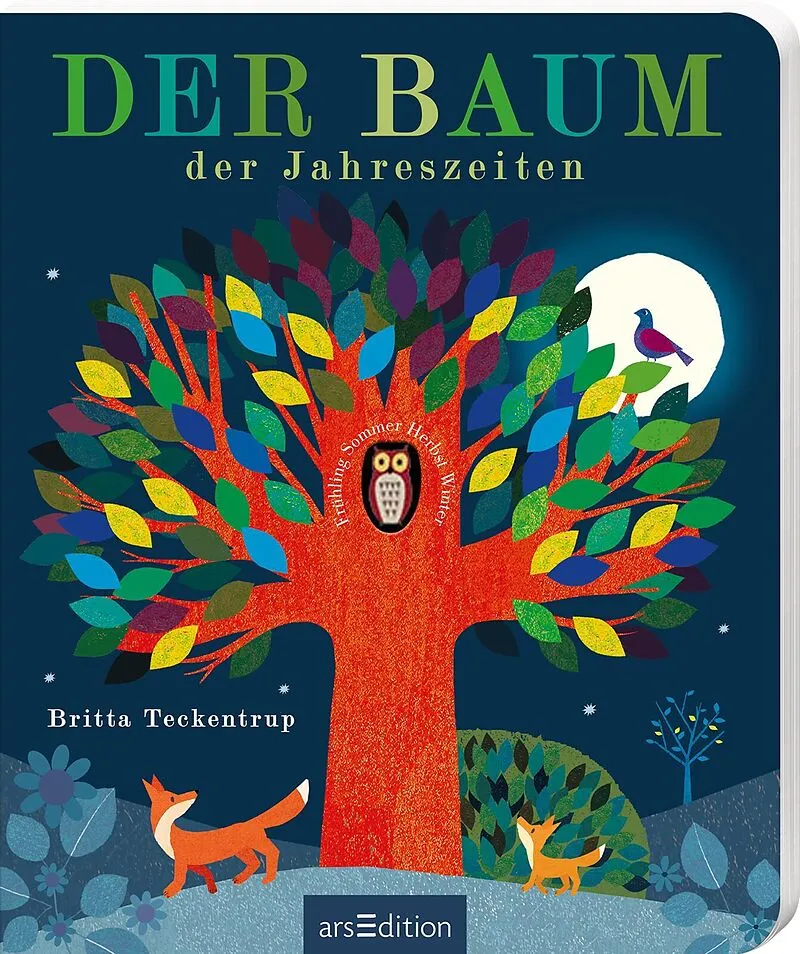 buchcover-baum-laub-waldtiere-mond-bunt-der-baum-der-jahreszeiten-ars-edition
