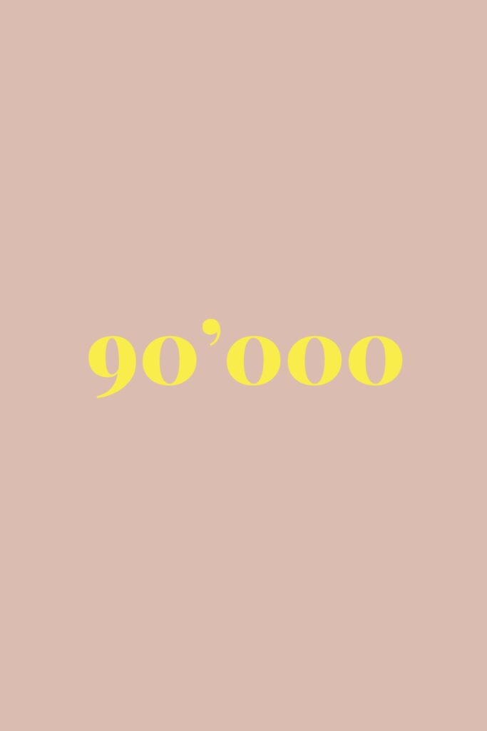 zahl-90000-rosa-gelb