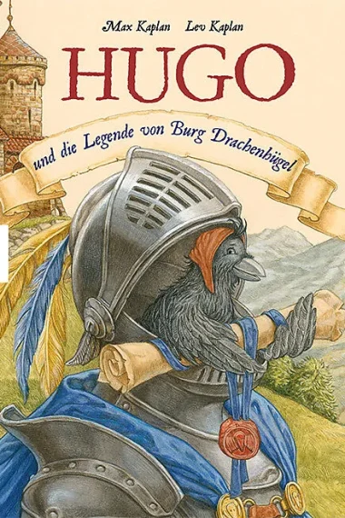 illustration-ritter-hugo-rabe-pergament-rolle-federn-burg