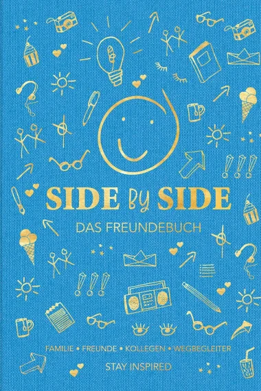side-by-side-album-freundebuch-blau-leinen-illustrationen